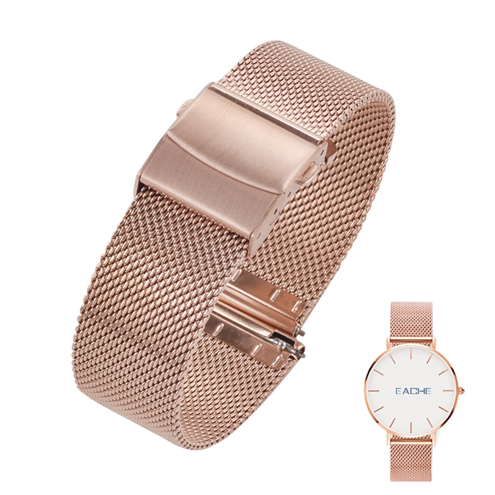 LAIHE Designer Luxury Samsung Watch Charm Band Quick Release Milanese Mesh Stainless Steel Smart Watch Bands