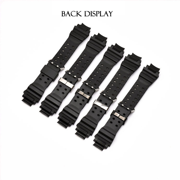 LAIHE Custom New Listing Adjustable Charm Watchband Wrist Band Elastic Men's Watch Rubber Silicone Band For GA-1000/GW-A1000