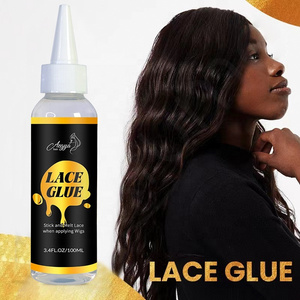 Translucent Glue Hair Extension Wig Glue 5ml 20ml 38ml 60ml 120ml 150ml 180ml Clear Extreme Hold Waterpoof Wig Lace Wig Glue