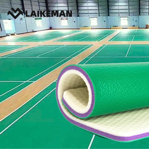 2023 vinyl roll pvc plastics floor for indoor sport badminton court mat