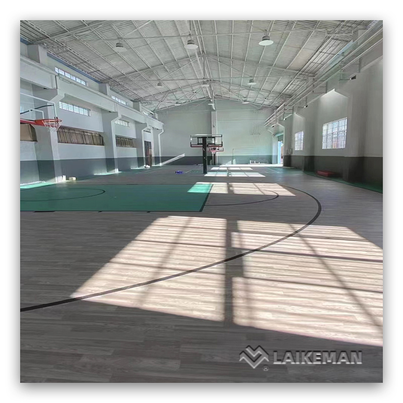 Customized Vinyl Roll Pvc Material Floor Indoor Basketball Court Sport Flooring Mat Eco friendly