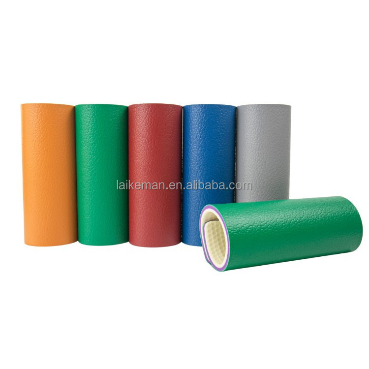 2023 vinyl roll pvc plastics floor for indoor sport badminton court mat