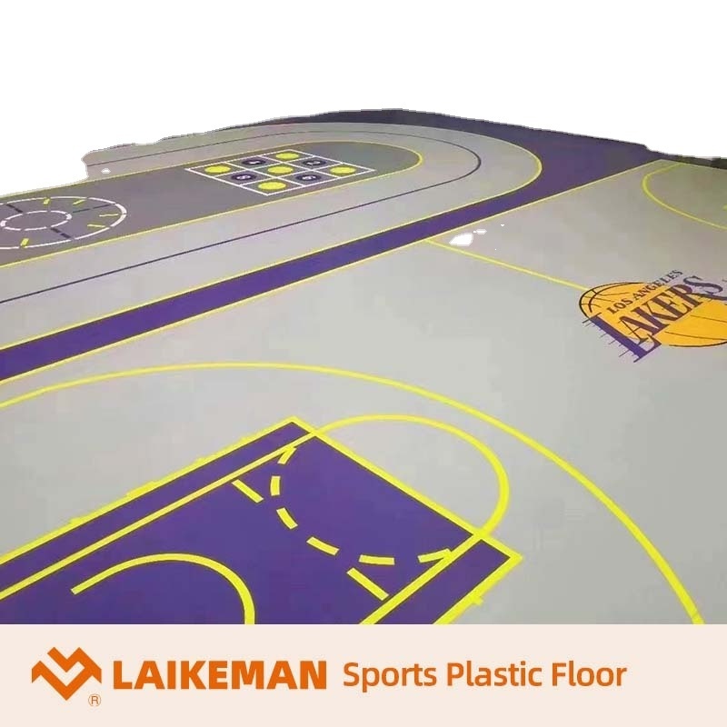 Anti slip Basketball Flooring Indoor Outdoor Sports Court Pp Tiles Outdoor Badminton Wood Floor Cheap