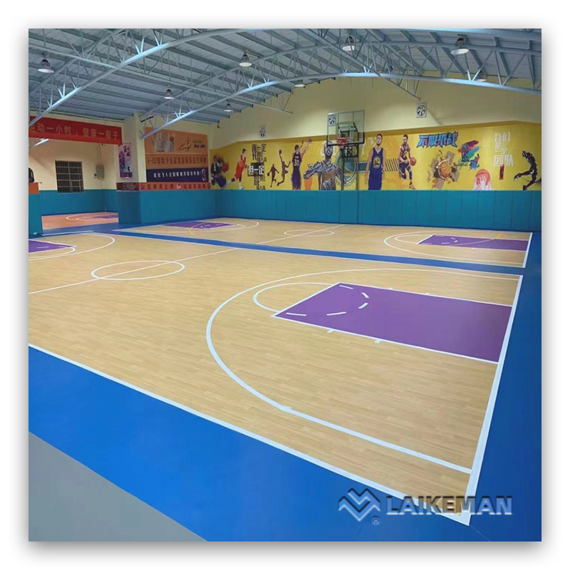 Anti slip Basketball Flooring Indoor Outdoor Sports Court Pp Tiles Outdoor Badminton Wood Floor Cheap