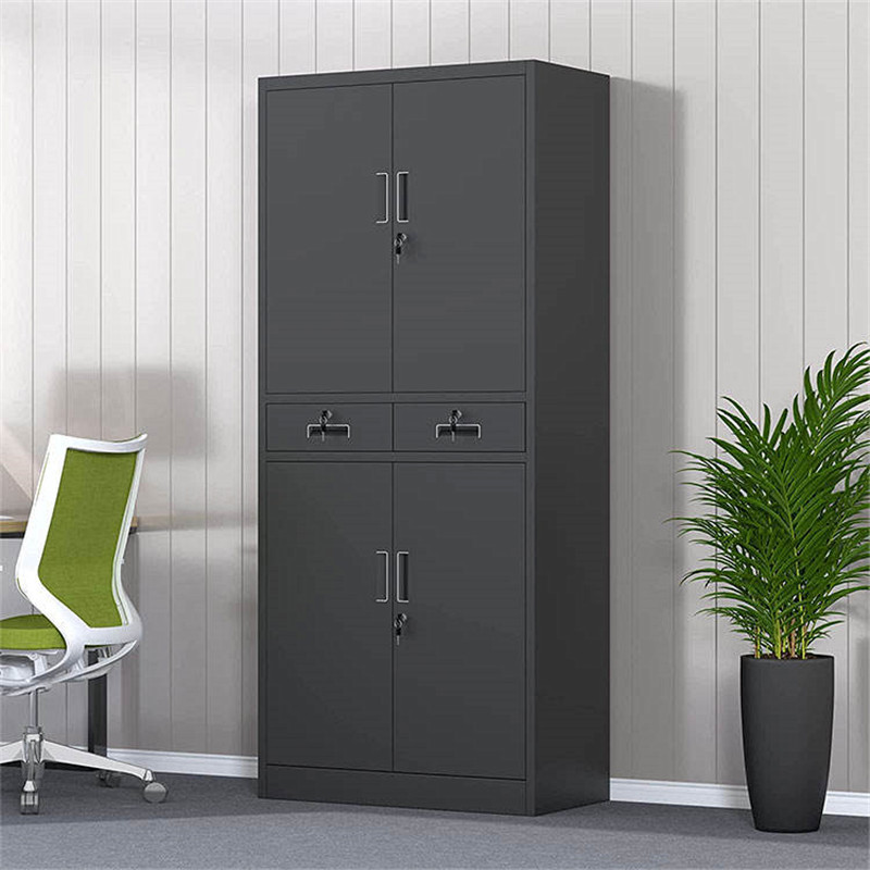 factory direct high quality metal storage cabinet with Adjustable Shelves nordic grey file cabinet