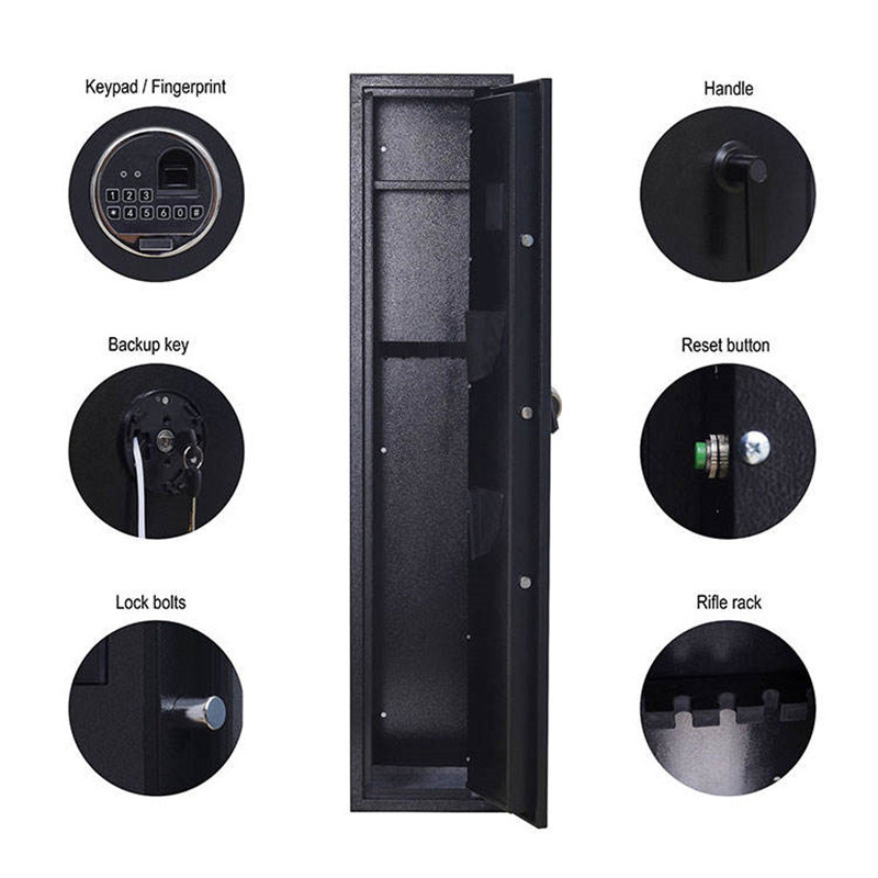 LAKSHYO Safe Locker Used Gun Safe Box Cabinet Storage Cabinet Digital Personal Safe with Electronic Lock Metal 