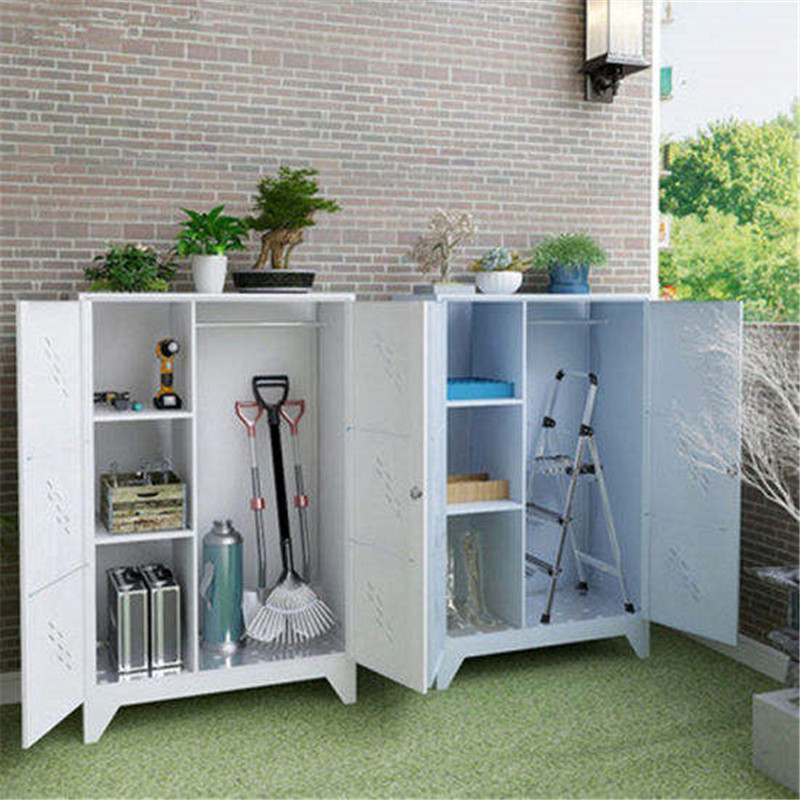 Hot sale storage cabinet metal cleaning tool cabinet lemari alat kebersihan