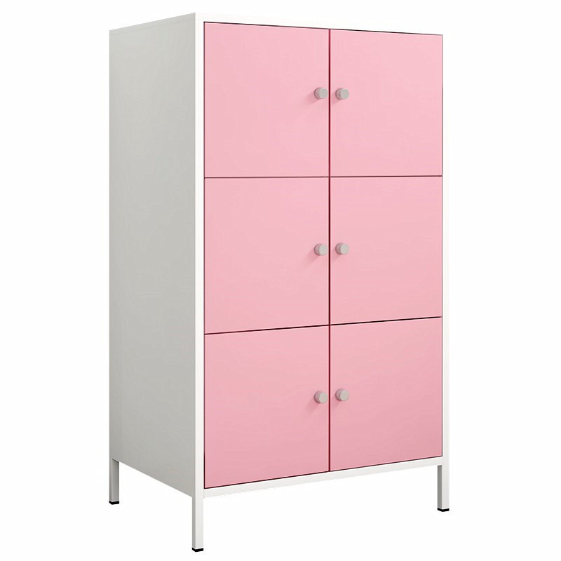 LAKSHYO  Modern Half height 6 doors closet bedroom furniture storage cabinet for living room