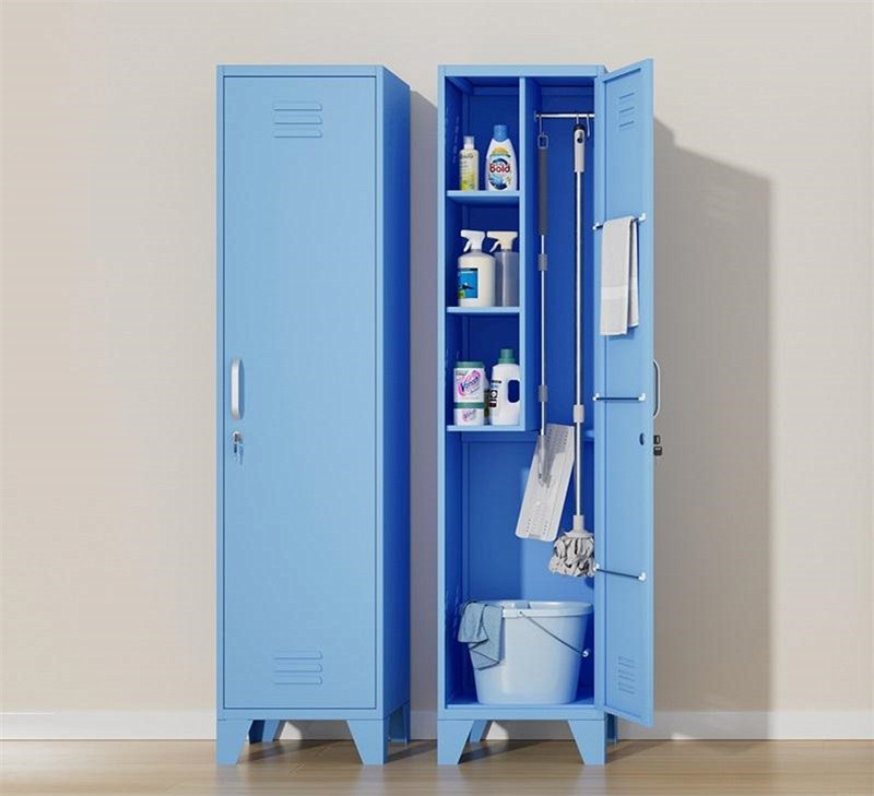 Hot sale storage cabinet metal cleaning tool cabinet lemari alat kebersihan