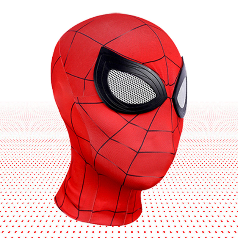 Cosplay Party Face Cover Masquerade Party Superhero Spiderman Headgear Breathable Halloween Party Cosplay Spiderman Mask