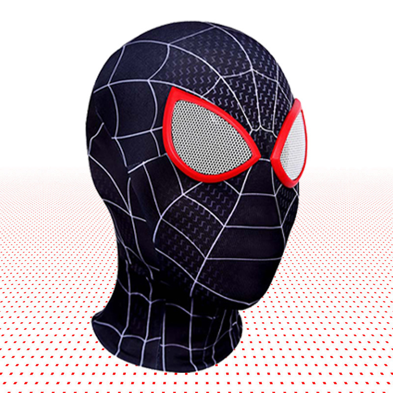 Cosplay Party Face Cover Masquerade Party Superhero Spiderman Headgear Breathable Halloween Party Cosplay Spiderman Mask