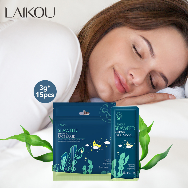 LAIKOU 100g soomthing & repairing skin whitening night cream Centella gel sleeping mask