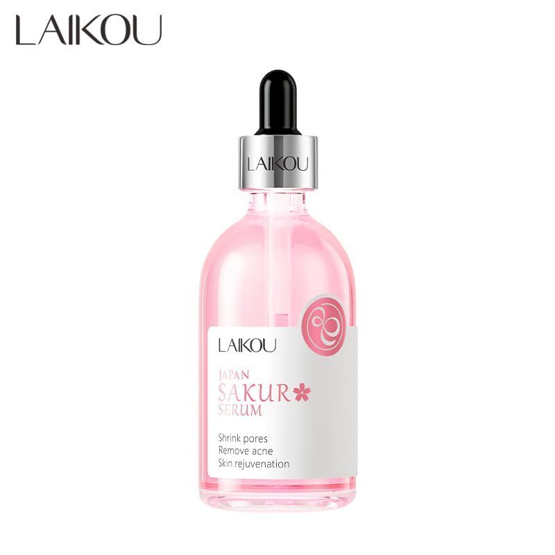 LAIKOU Sakura Serum Skin Care Moisturizing Brightening Anti Aging Hyaluronic Serum Japan Essence Liquid