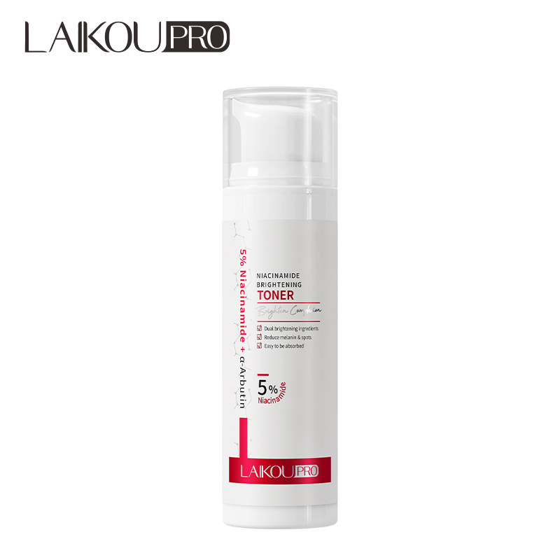 LAIKOU PRO Brightening Toner Niacinamide Dual Reduce Skin Dullness Lighten Acne Mark 50ml