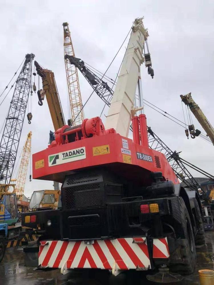 Best price used TADANO TR-500EX 50 tons rough terrain crane for sale