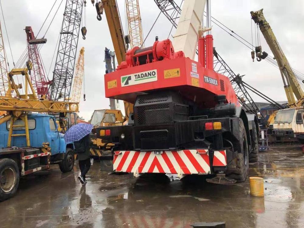 Best price used TADANO TR-500EX 50 tons rough terrain crane for sale