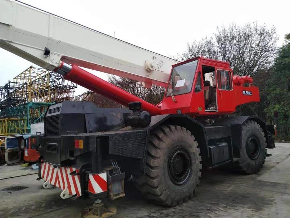 Best price used TADANO TR-500EX 50 tons rough terrain crane for sale