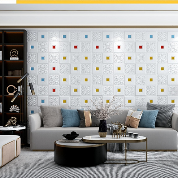 Good Quality 3d Foam Wallpaper Living Room Bedroom Background Wall Decoration Waterproof Wallpaper Sticker