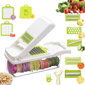 Hot Sale Vegetable Chopper Slicer Cutter Chopper And Grater 12 In 1 Vegetable Slicer Potato Onion Chopper Veggie Cutter