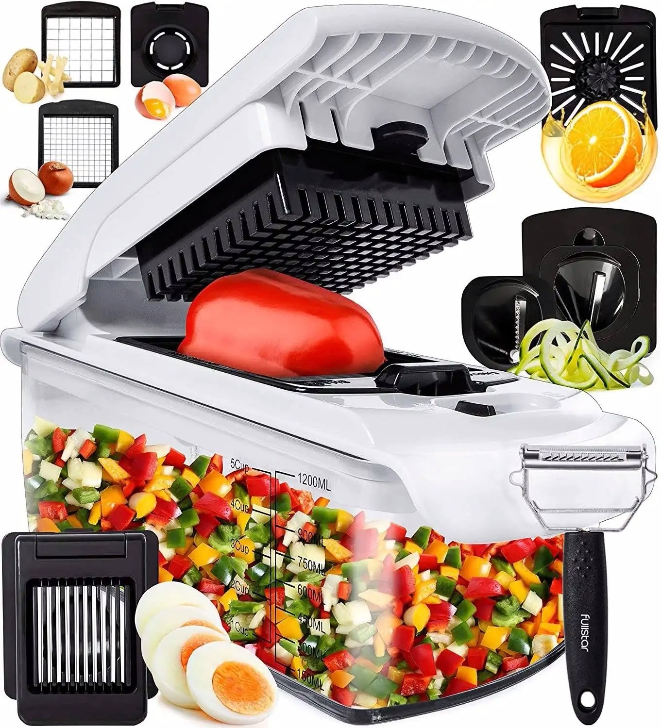 Multifunctional Convenient 9 In 1 Manual Vegetable Chopper Kitchen Vegetable Slicer Kitchen Tools Vegetables Dicer Chopper