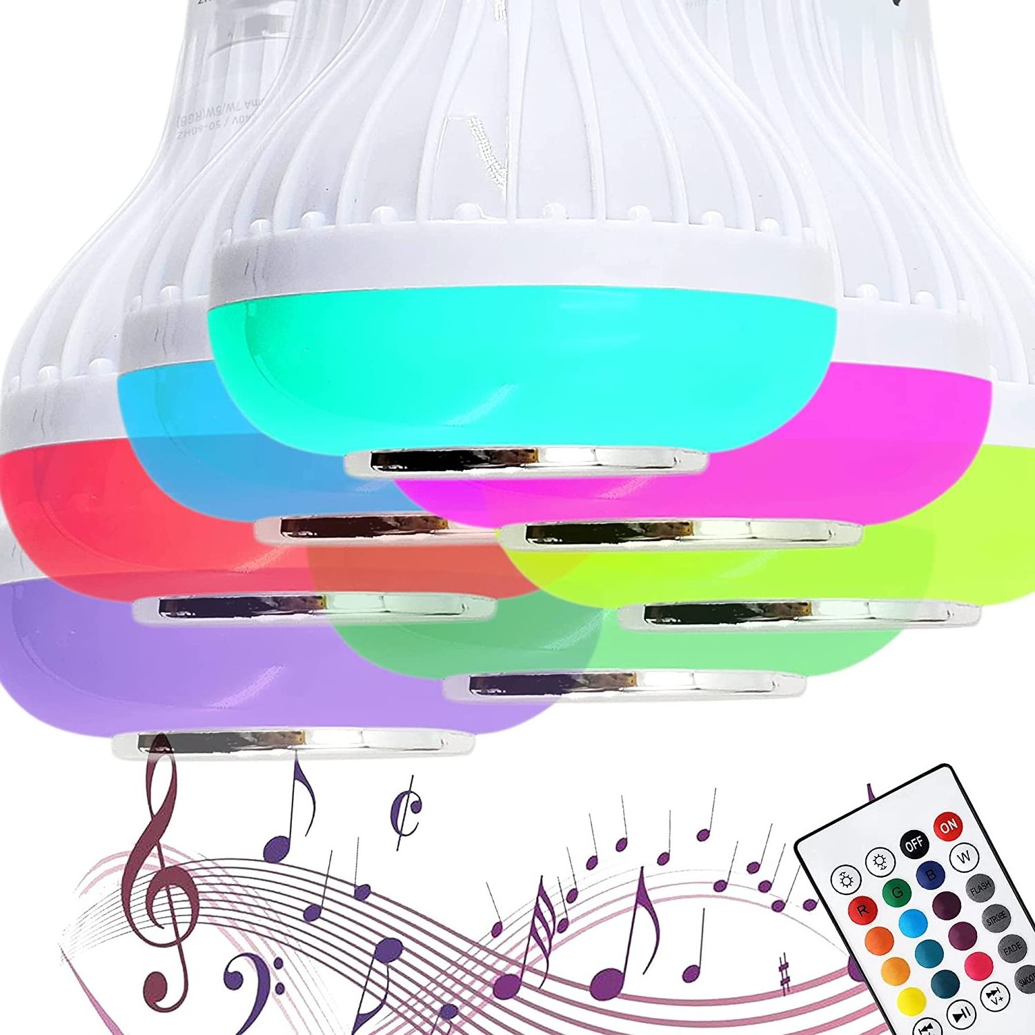 The Best Bluetooth Music Controlled Led Music Bulb Light Speaker PC OEM 80 Prices Led Bulbs in Dubai SMD 70 Elexa Led 80 W 10000