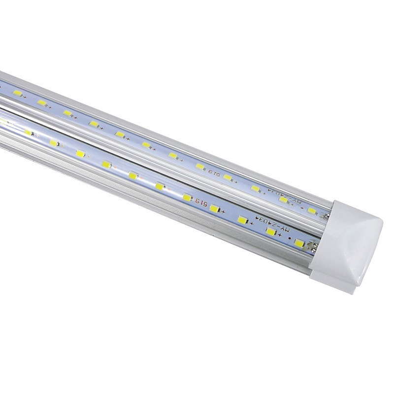 LAILI 8FT T8 LED SHOP LIGHT V-SHAPE 75W 6500K Clear COOLER/ FREEZER LED Tube Light