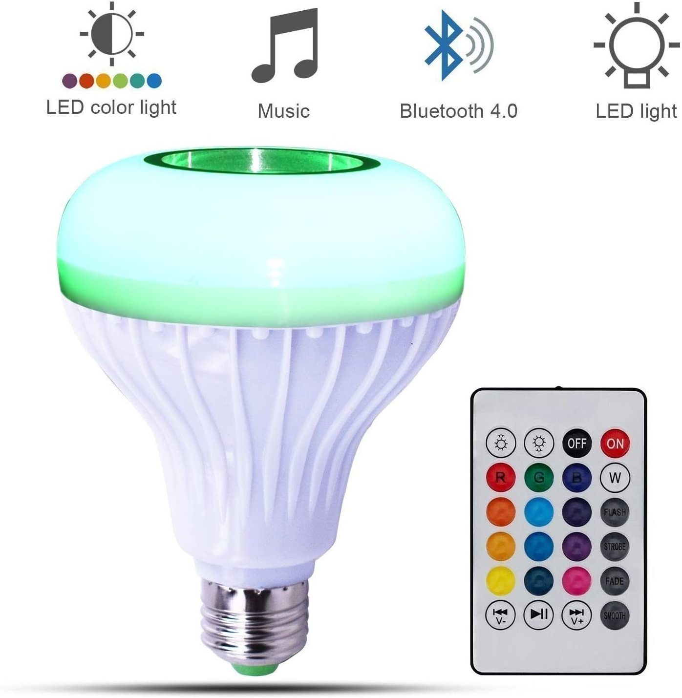 Hot selling Bluetooth Music Controlled Led  Music Bulb  Light