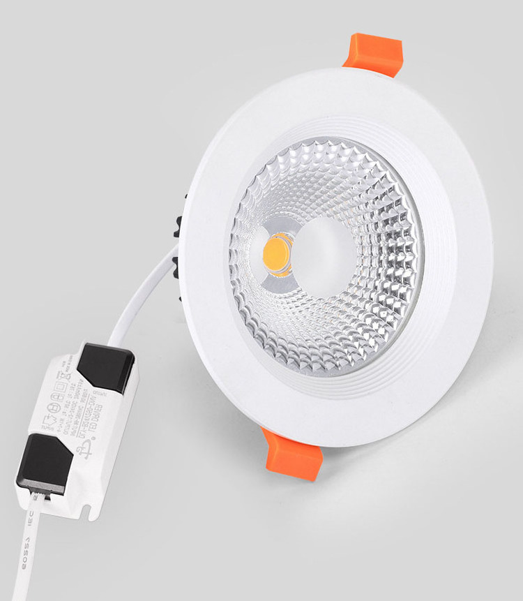 Wholesale Adjustable Angle Cob Embedded Spotlight Downlight Anti Glare Ceiling Wall Washing Spotlight Led Spotlight