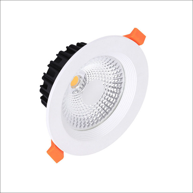 Wholesale Adjustable Angle Cob Embedded Spotlight Downlight Anti Glare Ceiling Wall Washing Spotlight Led Spotlight