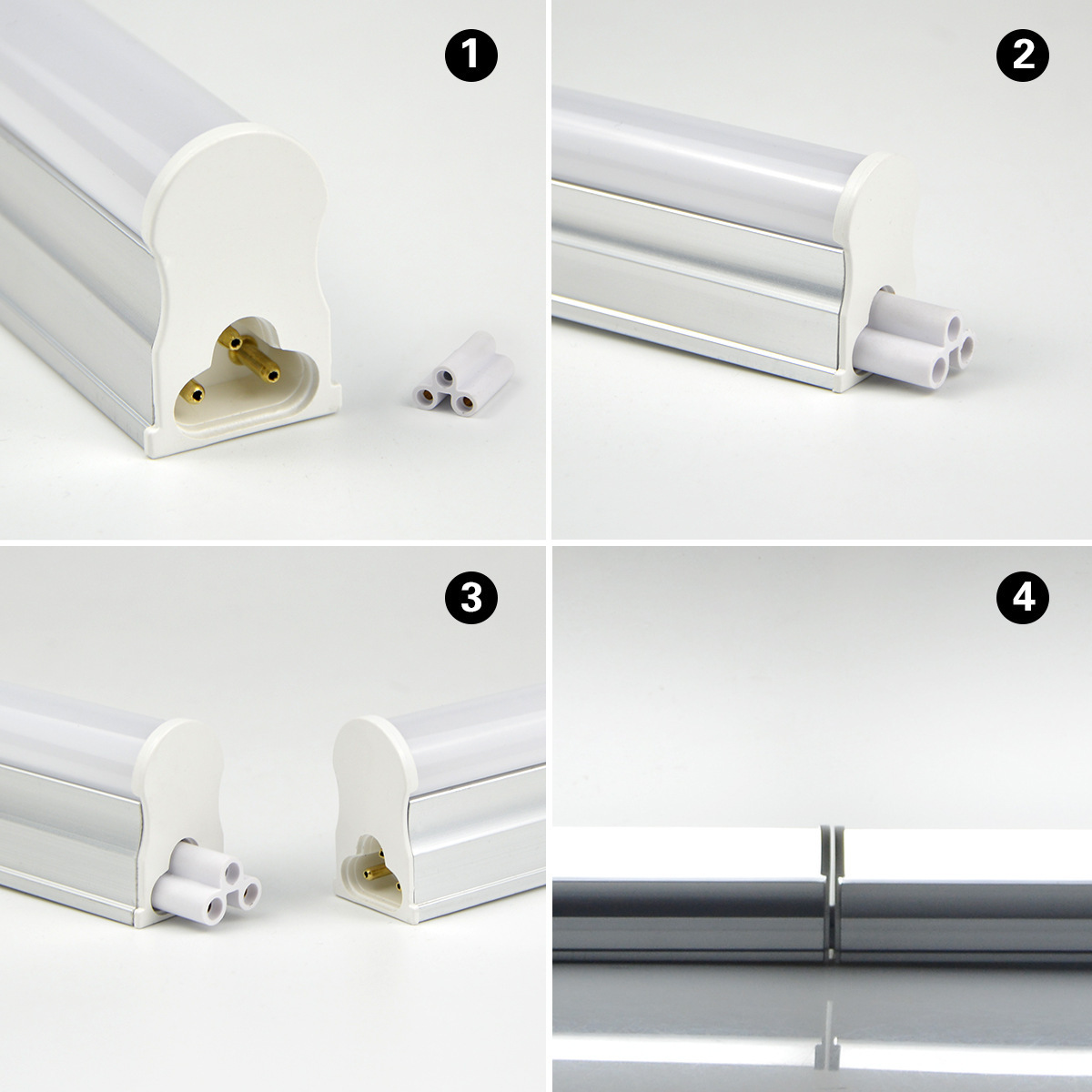 AC110-220V Under Cabinet Kitchen T5 Tube Light LED Tube Fluorescent Integrated Light