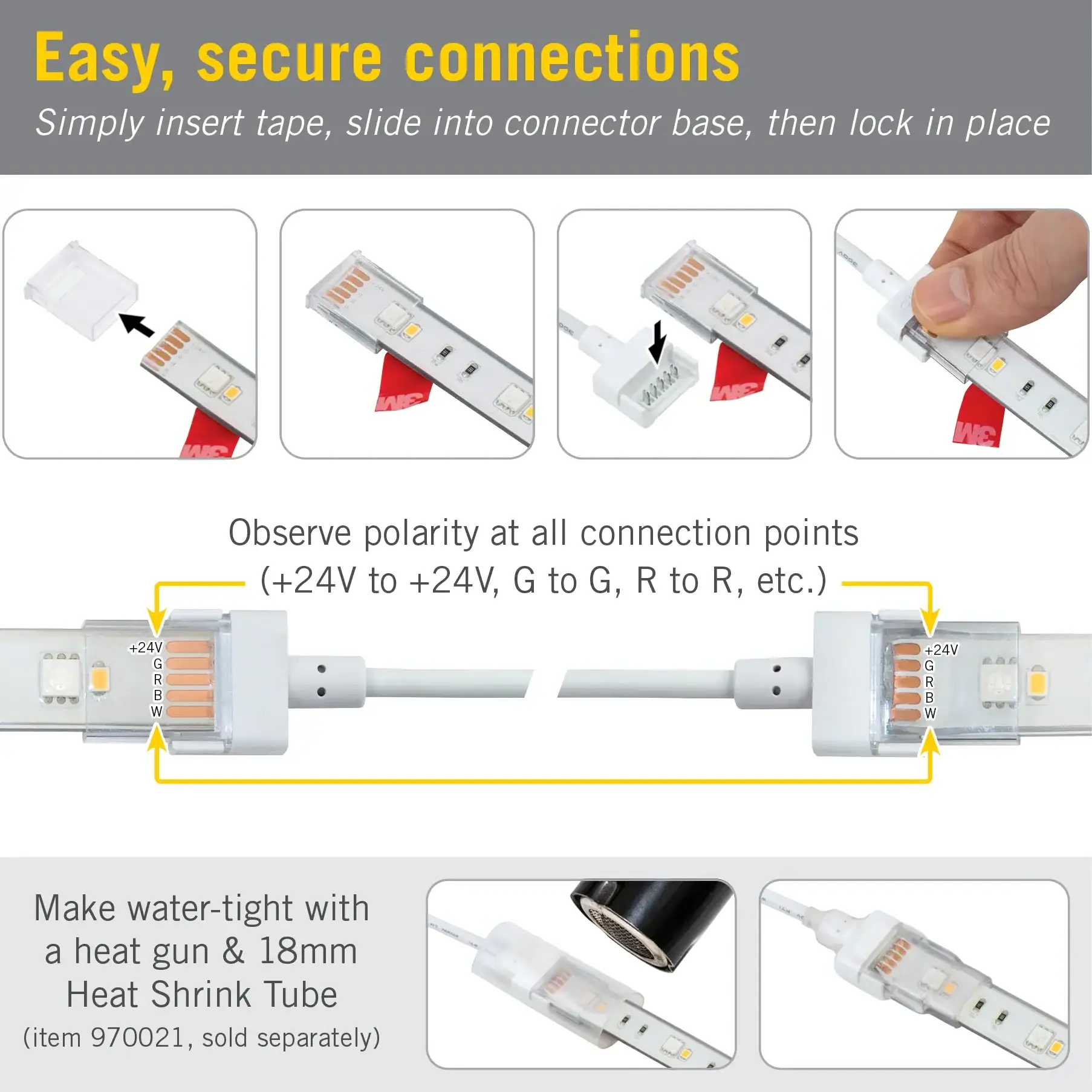 Ready to ship led cabinet strip light SMD2835 led stripe tape light kit linkable 4 30cm strip pack EU US UK plug