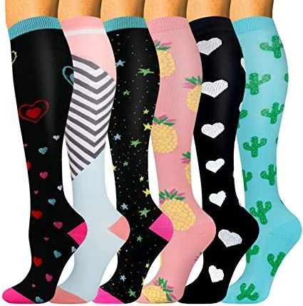 2023 New Fashion Stocking High Knee Athletic Medical Compression Socks For Men