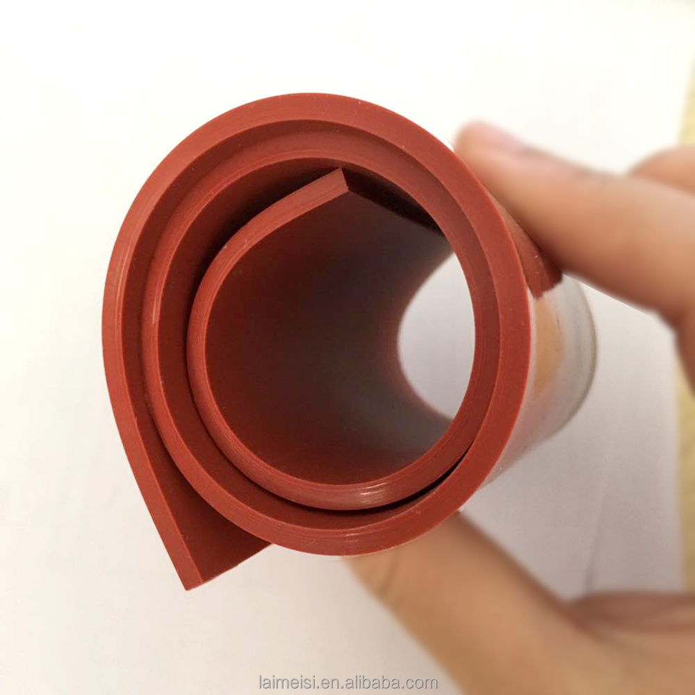 3mm red silicone fumed silicone rubber sheet