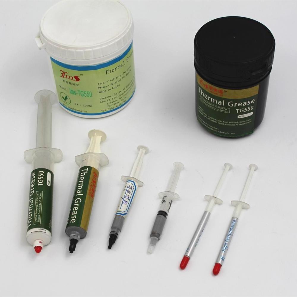 High Performance Gray Silicone Rubber Thermal Conductive Glue CPU Heatsink Compound Paste