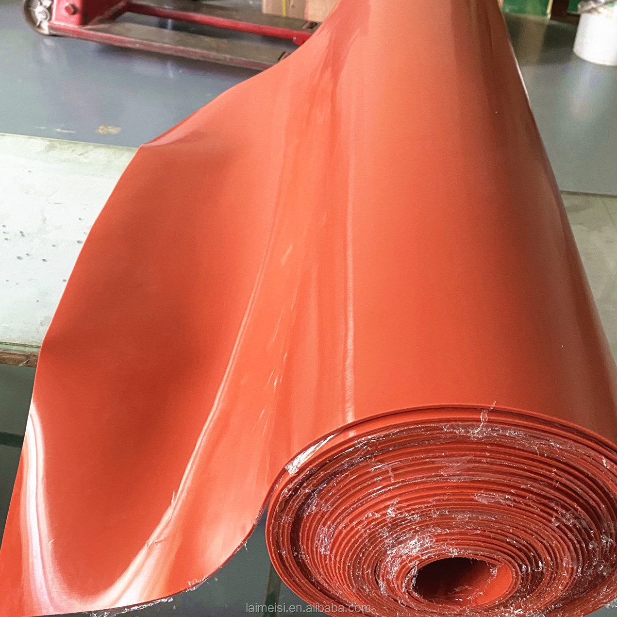 Red Silicone Rubber Sheet Silicone Sheeting for Vacuum Press Oven Heat Resistant Silicone Matt