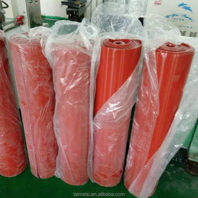 Red Silicone Rubber Sheet Silicone Sheeting for Vacuum Press Oven Heat Resistant Silicone Matt