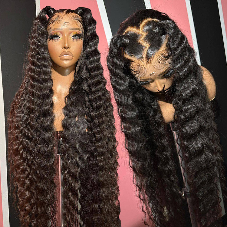 13x4 360 full lace loose deep front wigs curly remy human hair wigs unprocessed transparent lace front indian hair wigs