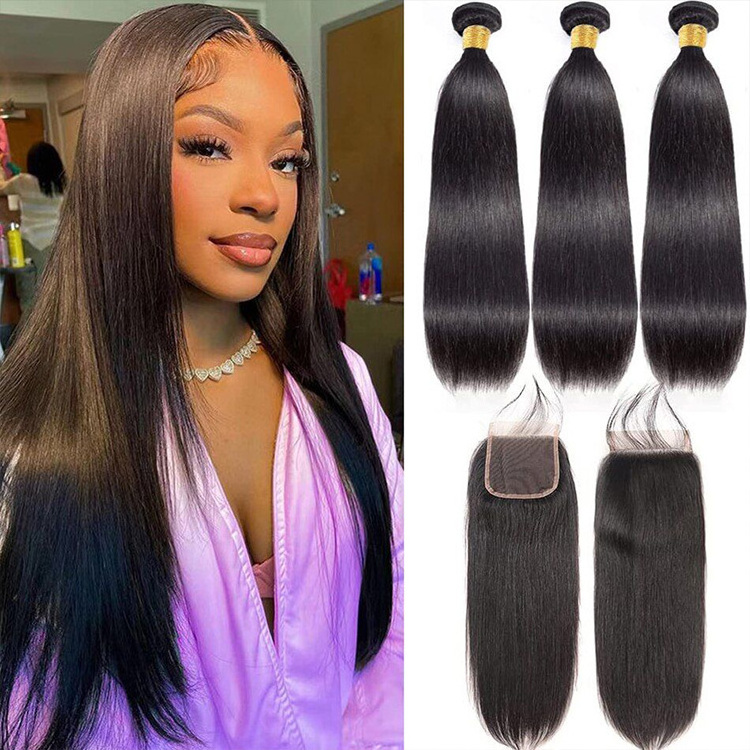 Raw Virgin Cuticle Aligned Hair bundle Wholesale Brazilian Cuticle Aligned Virgin Hair Vendor Remy 100 Human Hair bundle