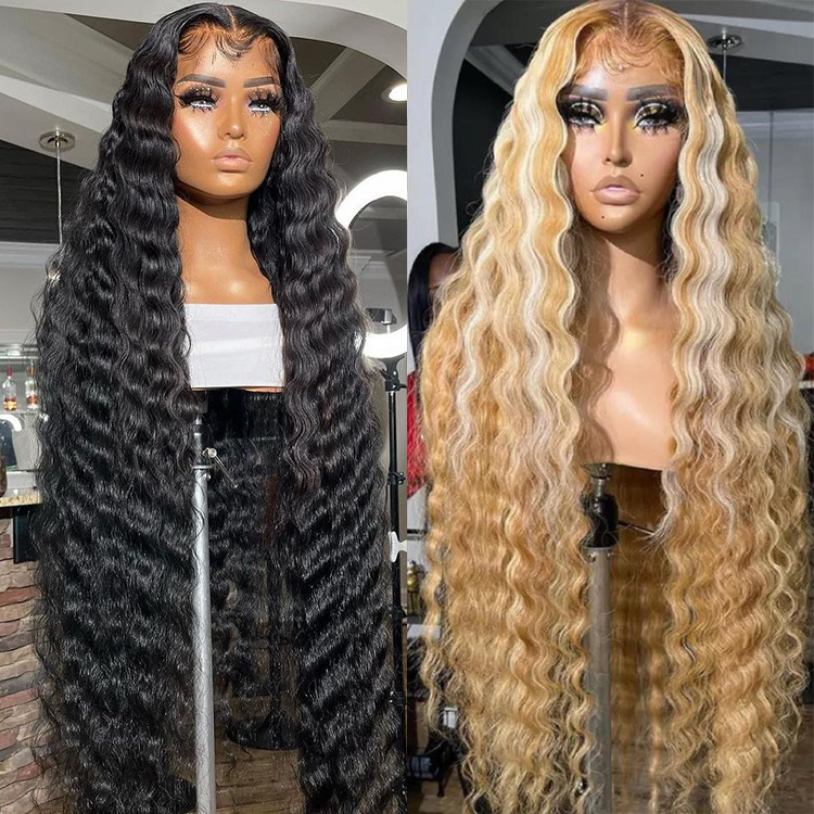 13x4 360 full lace loose deep front wigs curly remy human hair wigs unprocessed transparent lace front indian hair wigs