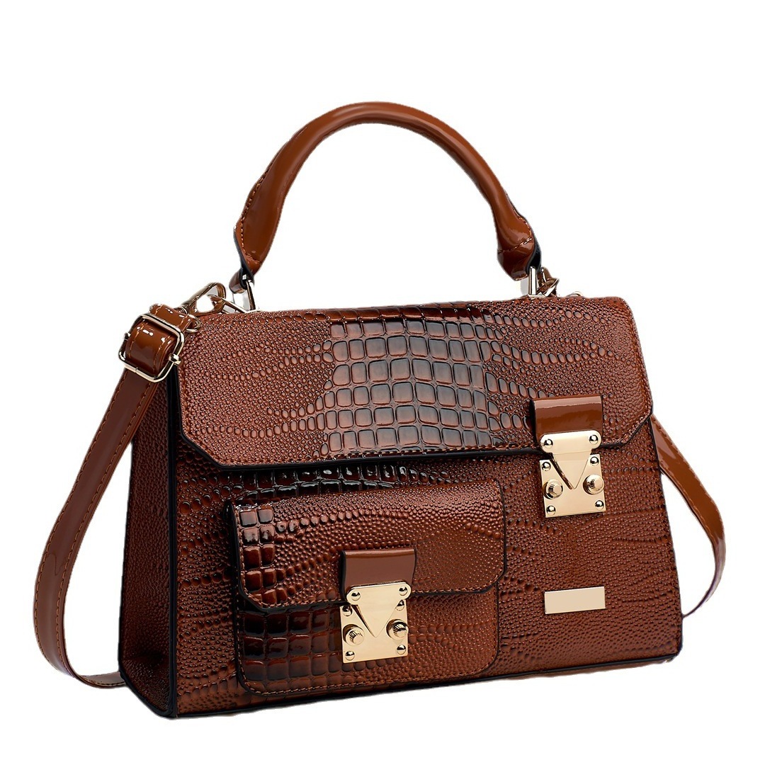 Fashion women hand bags ladies bag alligator leather purses and handbags wholesale