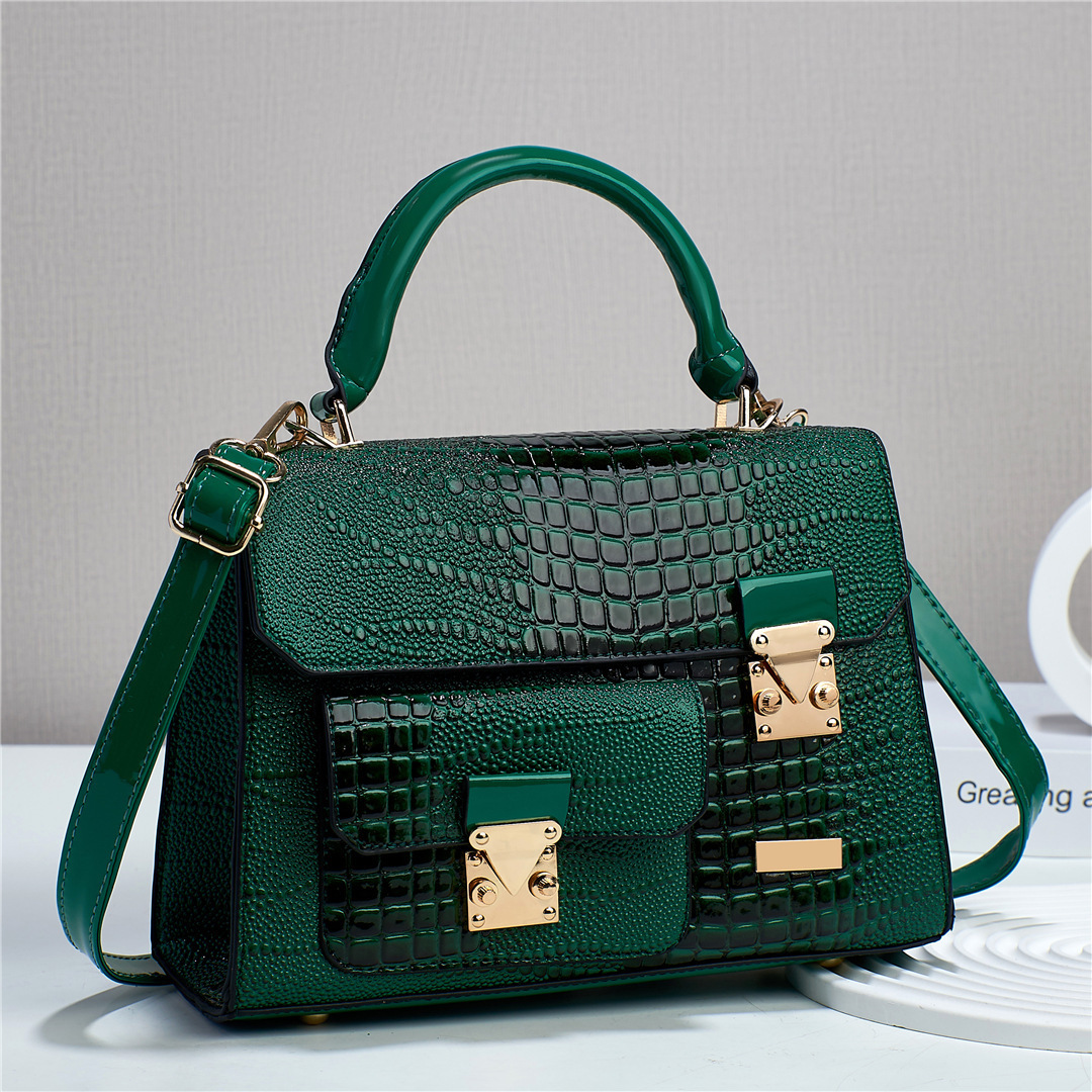 Fashion women hand bags ladies bag alligator leather purses and handbags wholesale