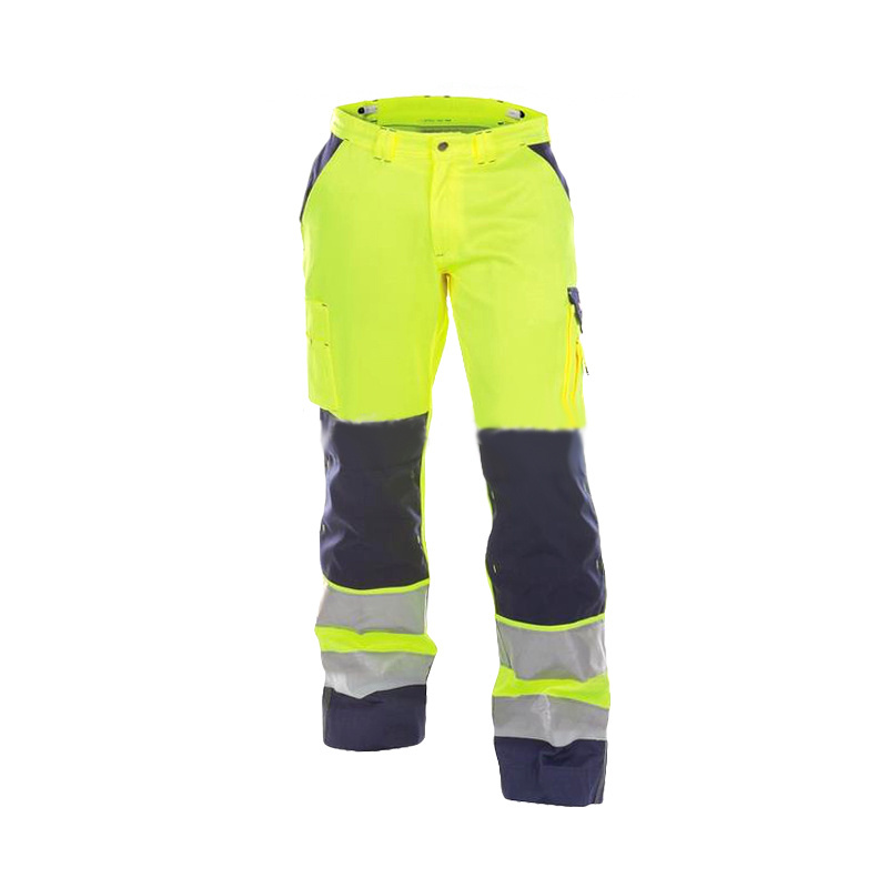 Fashion Design Custom Construction Worker Uniforms Safety Pants With High Visibility Strap