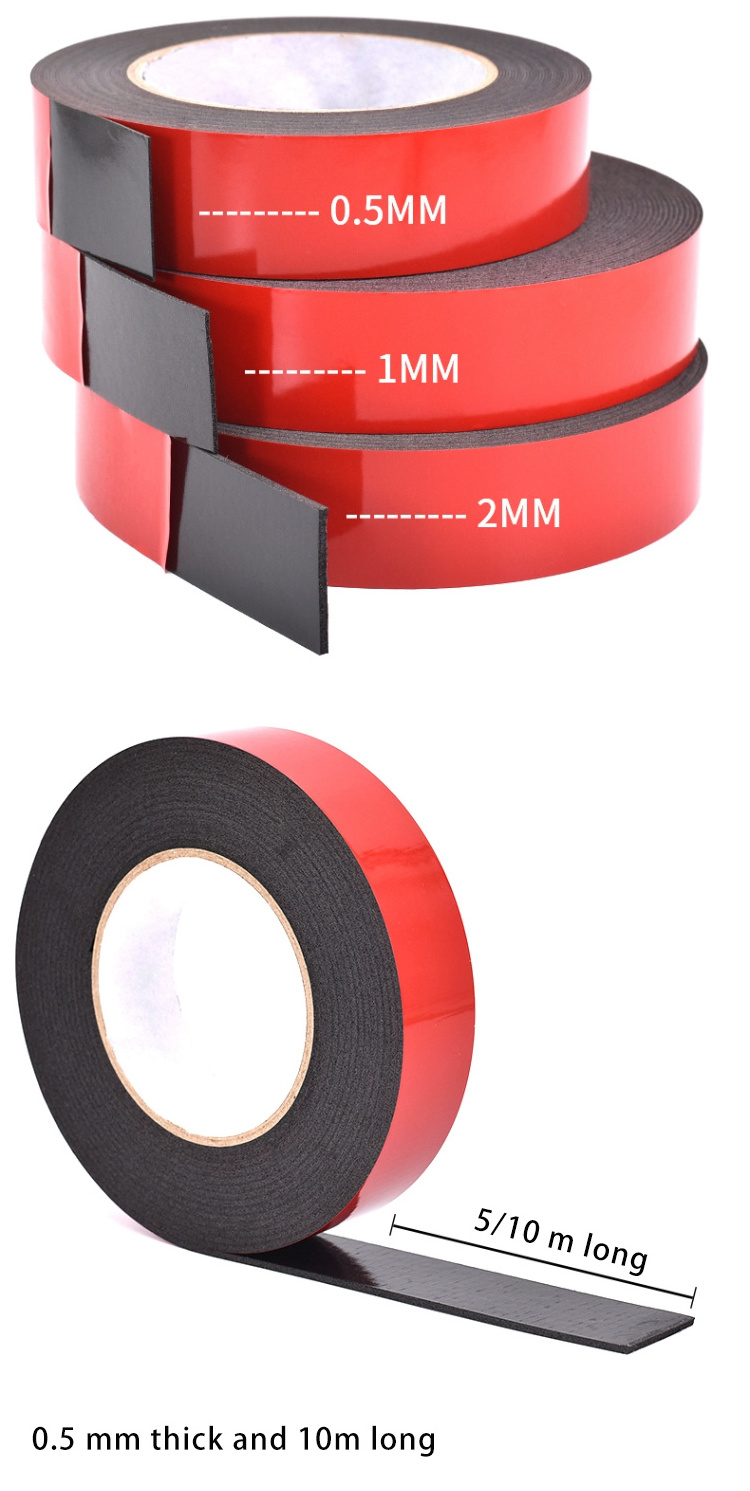 High Density Mounting Adhesive Sealing tape Heavy Duty Waterproof Double Sided PE Foam Adhesive Tape