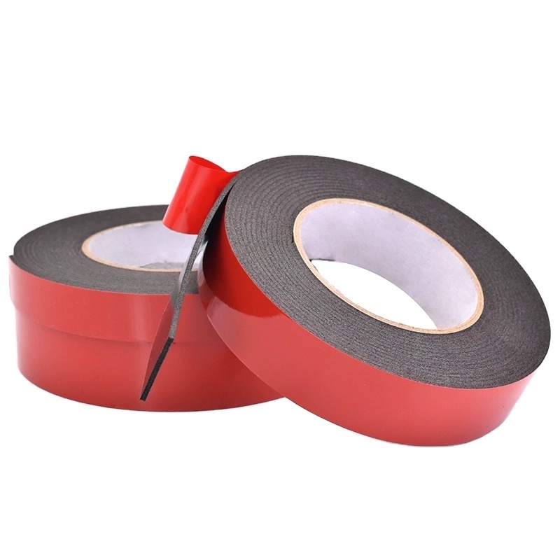 Custom Foam Double Sided Adhesive Strong Adhesive Car Billboard Tape Blue Film Black PE Foam Tape 1MM Foam Tape