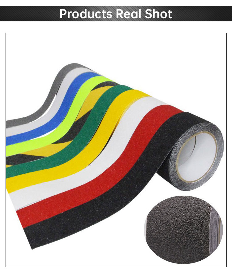 Non Slip Water Acrylic Anti Skid Wholesale Skateboard Grip Stairs Self Adhesive Custom Safety Walk Tape