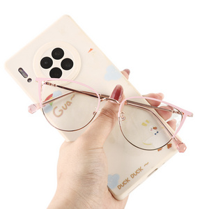 8216 New Design Women Mens Cat Eye Round Acetate Optical Eyeglasses Frames Eyewear Spectacle Glasses