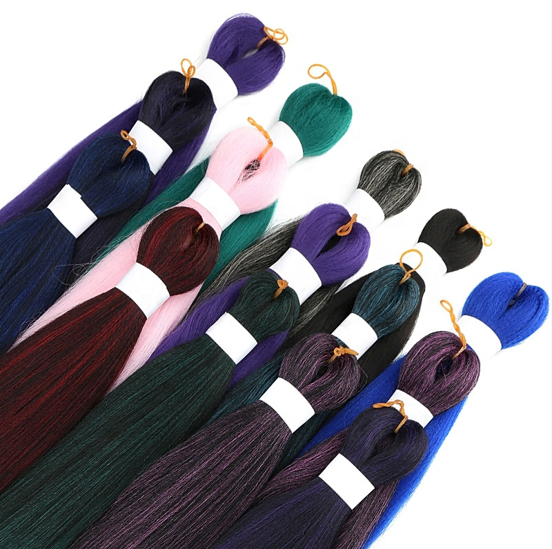 52 Inch Prestretched EZ Expression Braiding Hair Wholesale hot sell hair for braiding yaki braiding hair prestretched braiding