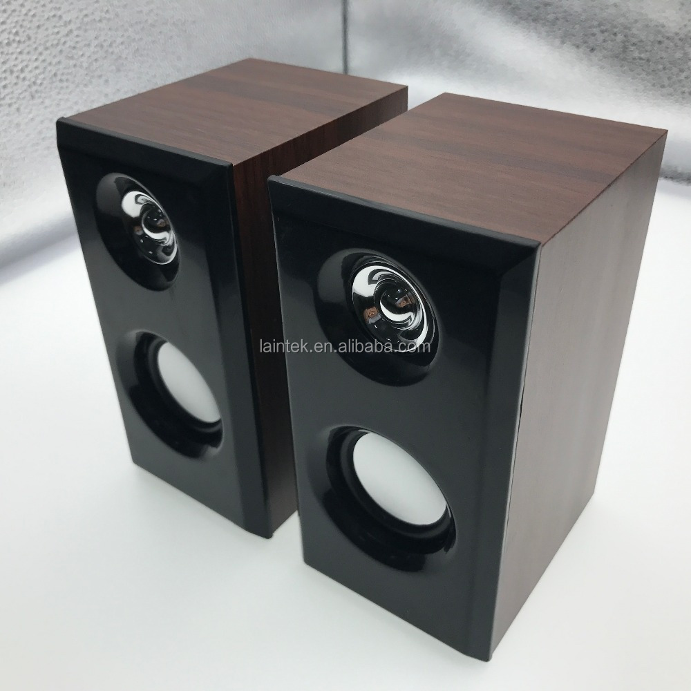 OEM 2.0 Powered multimedia hot selling karaoke subwoofer home speaker active portable trolley wooden speaker system home theatre