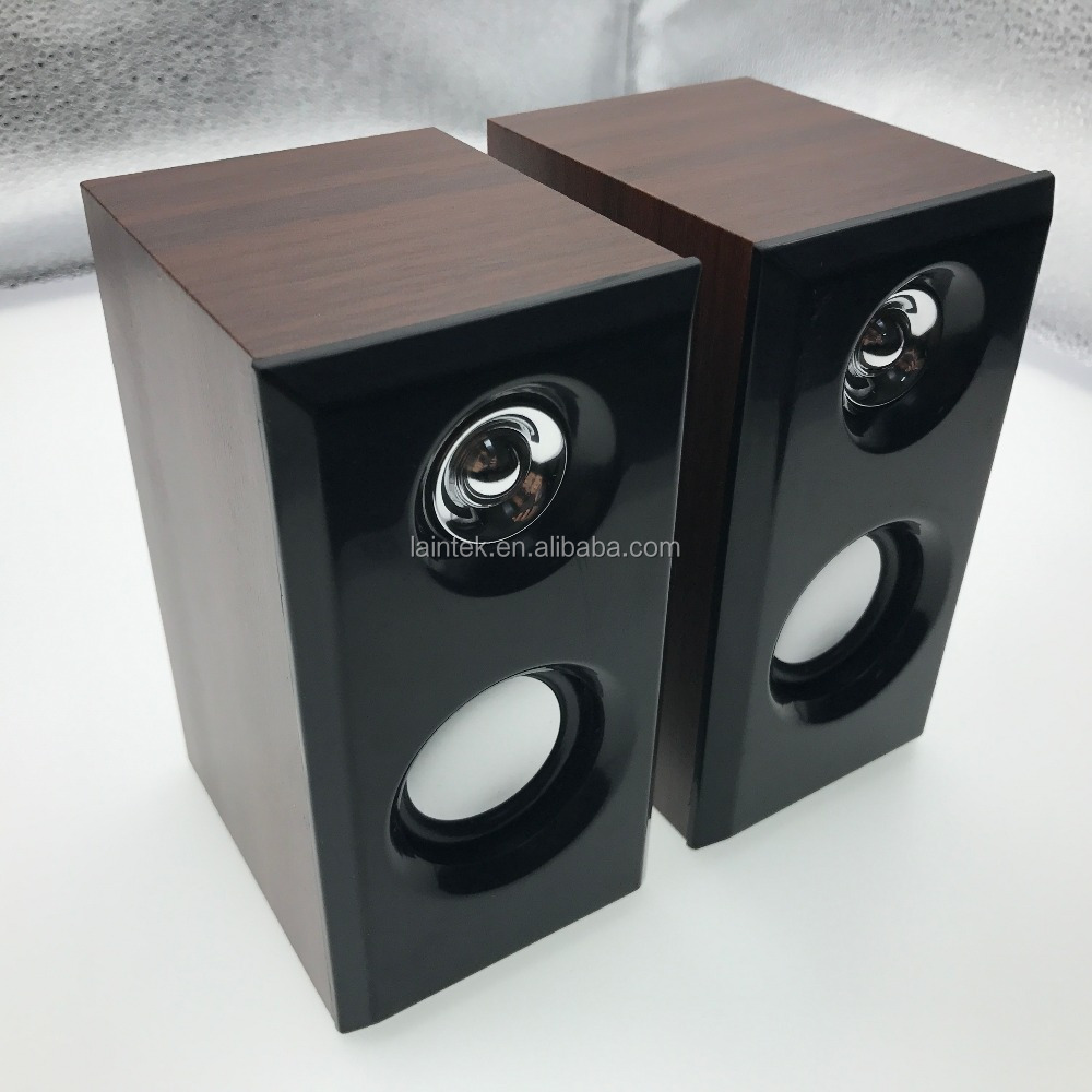 OEM 2.0 Powered multimedia hot selling karaoke subwoofer home speaker active portable trolley wooden speaker system home theatre