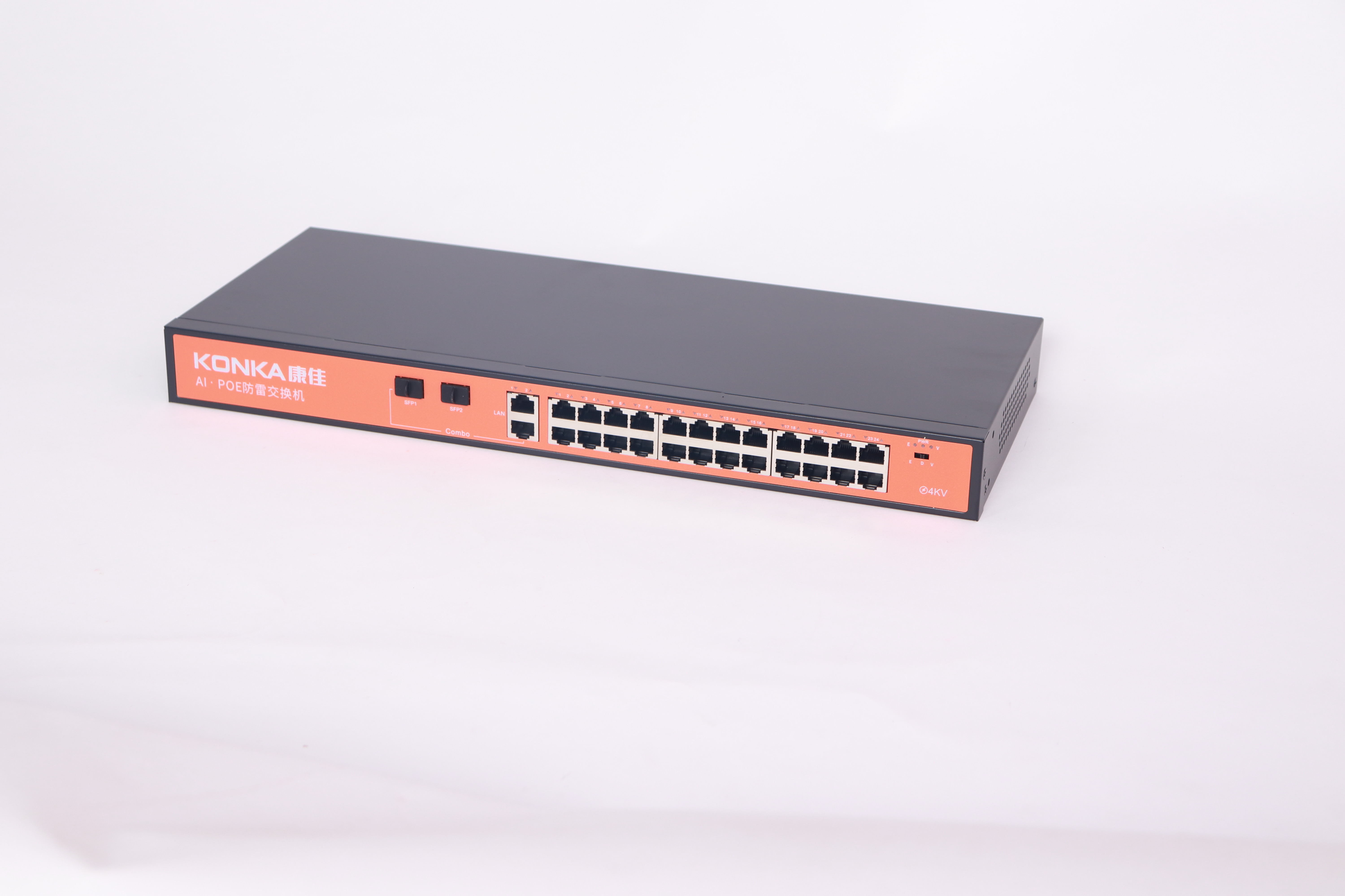 24 poe port ethernet switch 1000mbps gigabit poe network switch